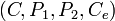 (C,P_1,P_2,C_e)