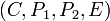 (C,P_1,P_2,E)