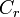 C_r