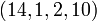 (14,1,2,10)