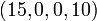 (15,0,0,10)